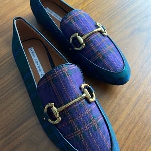 Womens 6.5 &other stories plaid loafer